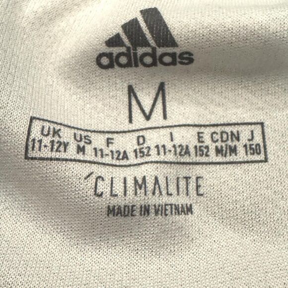 Adidas Argentina Soccer Jersey Youth M AFA FIFA White Blue Climalite Football - Picture 4 of 9